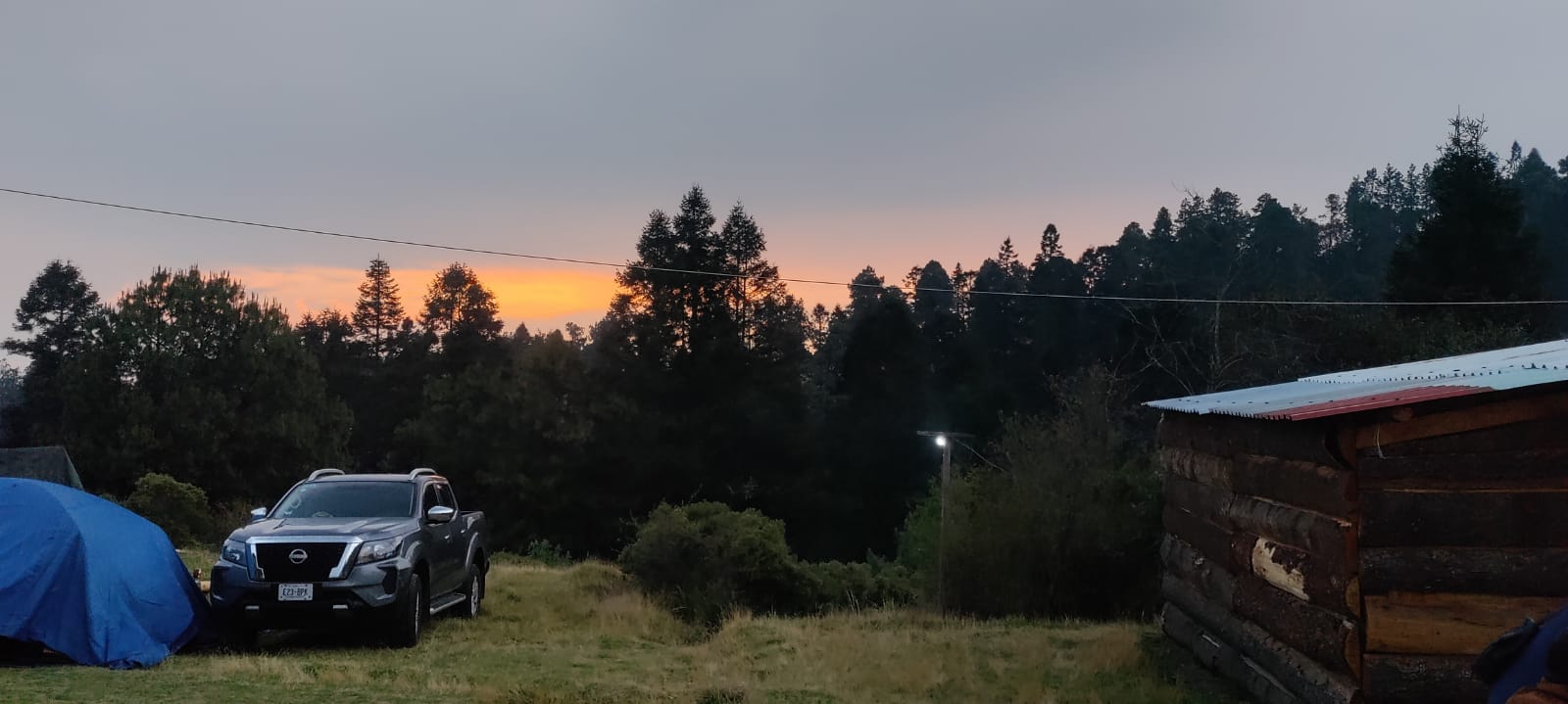 Atardecer en el retiro